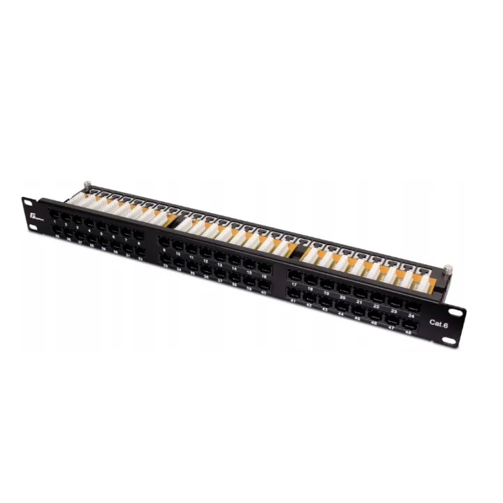 PATCH PANEL UTP CAT.6 48 PORTÓW PGF-6UTP48-B9 GETFORT 1 PATCH PANEL UTP CAT.6 48 PORTÓW PGF-6UTP48-B9 GETFORT