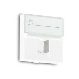 ADAPTER GETFORT 2 MOD 1XRJ45 MOSAIC 45x45mm