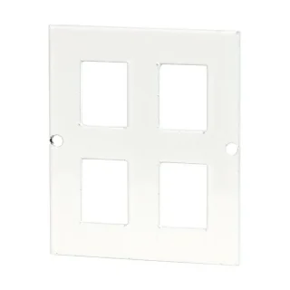 Blacha montażowa do szaf multimedialnych gniazda RJ45