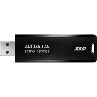 Dysk zewnętrzny SSD Adata SC610 500GB USB-C czarny