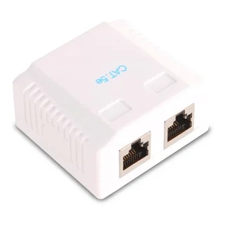 GNIAZDO NATYNKOWE GETFORT 2XRJ45 KAT.5E