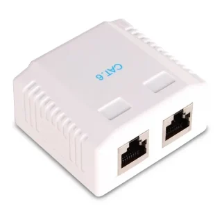 GNIAZDO NATYNKOWE GETFORT 2XRJ45 KAT.6