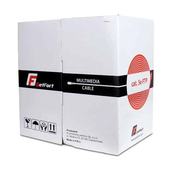 KABEL SKRĘTKA GETFORT CAT.5E F/UTP PVC 305m 1 KABEL SKRĘTKA GETFORT CAT.5E F/UTP PVC 305m