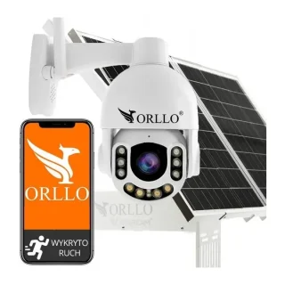 Kamera Zewnętrzna Obrotowa GSM na Kartę SIM Orllo Z7 PRO + Panel fotowoltaiczny SM6030 Pro