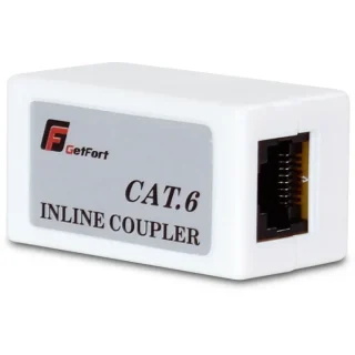 ŁĄCZNIK RJ45 GETFORT CAT.6 (beczka) RJ45-G / RJ45-G
