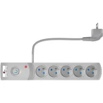 Listwa zasilająca antyprzepięciowa Getfort 5P 1,5m Szara USB