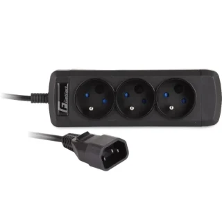 Listwa zasilająca GETFORT UPS C14 / 3 GNIAZDA FR 60cm