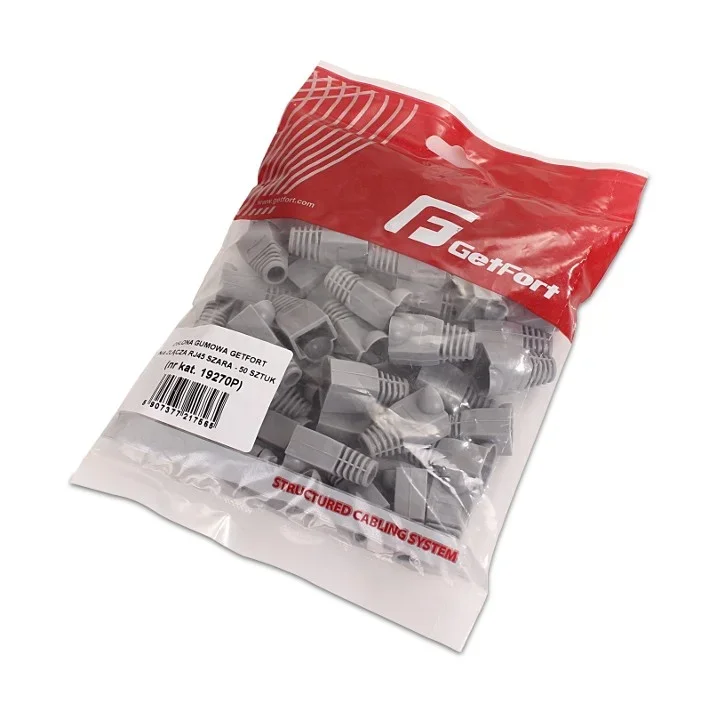 OSŁONA GUMOWA GETFORT NA ZŁĄCZA RJ45 SZARA (50SZT) 1 OSŁONA GUMOWA GETFORT NA ZŁĄCZA RJ45 SZARA (50SZT)