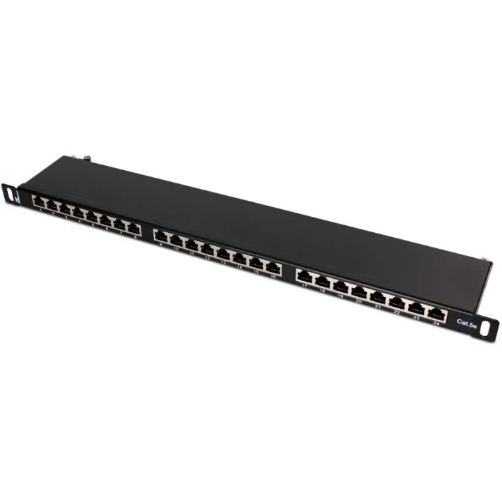 PATCH PANEL FTP CAT.5E 24 PORTY 0.5U PGF-5EFTP24-B8 GETFORT 1 PATCH PANEL FTP CAT.5E 24 PORTY 0.5U PGF-5EFTP24-B8 GETFORT