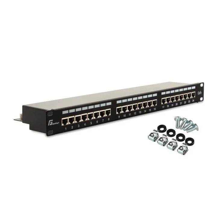 PATCH PANEL FTP CAT.5E 24 PORTY PGF-5EFTP24-B6 GETFORT 1 PATCH PANEL FTP CAT.5E 24 PORTY PGF-5EFTP24-B6 GETFORT