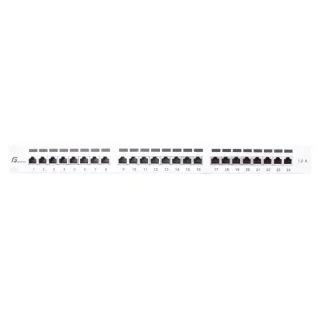 PATCH PANEL FTP CAT.6 24 PORTY SZARY PGF-6FTP24-B6-G GETFORT
