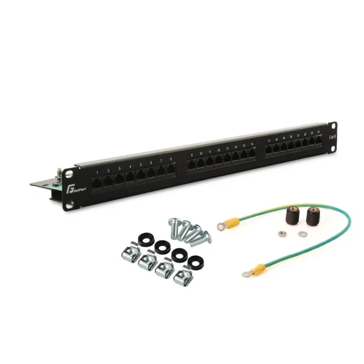 PATCH PANEL UTP CAT.6 24 PORTY PGF-6UTP24-B5 GETFORT 1 PATCH PANEL UTP CAT.6 24 PORTY PGF-6UTP24-B5 GETFORT