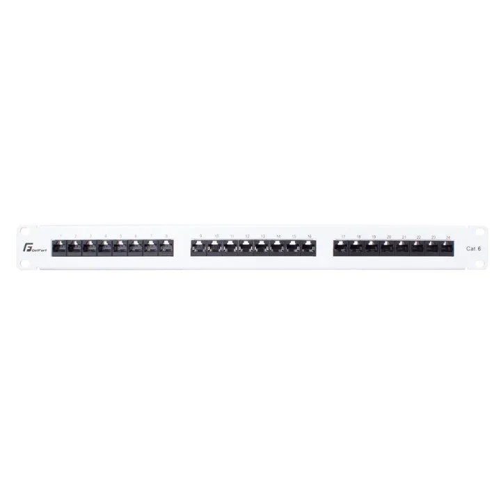 PATCH PANEL UTP CAT.6 24 PORTY SZARY PGF-6UTP24-B5-G GETFORT 1 PATCH PANEL UTP CAT.6 24 PORTY SZARY PGF-6UTP24-B5-G GETFORT