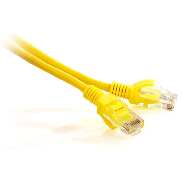 PATCHCORD SKRĘTKA GETFORT CAT.5E UTP 1m żółty 1 PATCHCORD SKRĘTKA GETFORT CAT.5E UTP 1m żółty