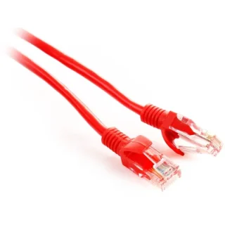 PATCHCORD SKRĘTKA GETFORT CAT.5E UTP 3m czerwony