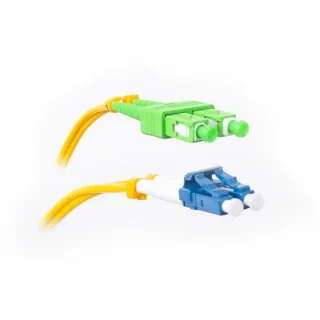 PATCHCORD ŚWIATŁOWODOWY GETFORT SM SC/APC-LC/UPC DUPLEX 1M