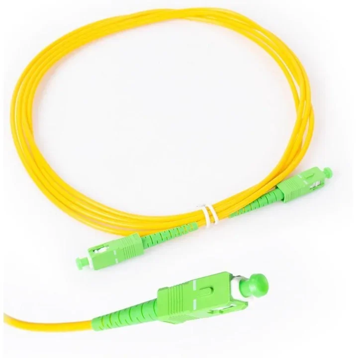 PATCHCORD ŚWIATŁOWODOWY GETFORT SM SC/APC-SC/APC SIMPLEX 5M 1 PATCHCORD ŚWIATŁOWODOWY GETFORT SM SC/APC-SC/APC SIMPLEX 5M