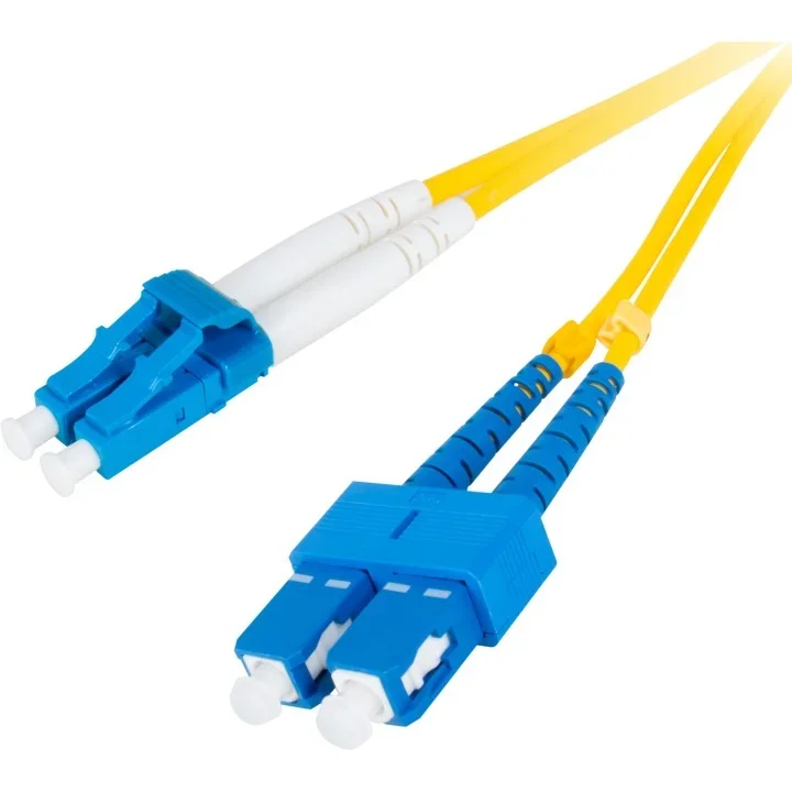 PATCHCORD ŚWIATŁOWODOWY GETFORT SM SC/UPC-LC/UPC DUPLEX 2M 1 PATCHCORD ŚWIATŁOWODOWY GETFORT SM SC/UPC-LC/UPC DUPLEX 2M