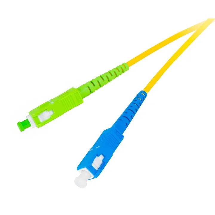 PATCHCORD ŚWIATŁOWODOWY GETFORT SM SC/UPC-SC/APC SIMPLEX 3M 1 PATCHCORD ŚWIATŁOWODOWY GETFORT SM SC/UPC-SC/APC SIMPLEX 3M
