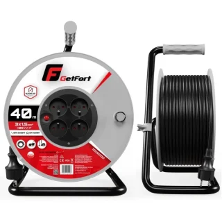 Przedłużacz bębnowy Getfort C40 3x1,5 H05VV-F 40m