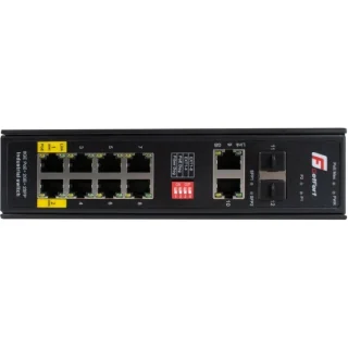 SWITCH POE GETFORT PRZEMYSŁOWY POE 8GE+2GE+2SFP (-40/80)
