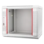 SZAFA RACK GETFORT 19 CALI 9U 600X600 WISZĄCA SZARA