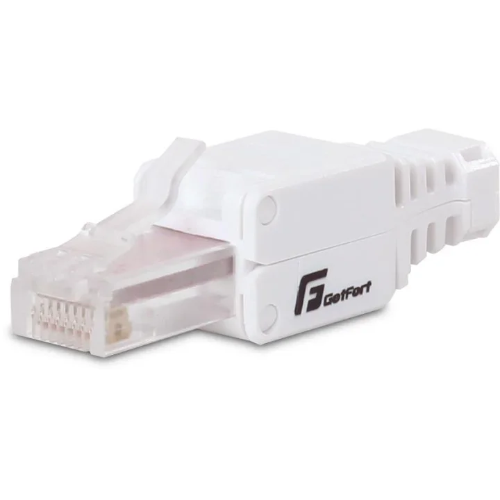 WTYK MODULARNY BEZNARZĘDZIOWY GETFORT RJ45 CAT.6 UTP 8P8C 1 WTYK MODULARNY BEZNARZĘDZIOWY GETFORT RJ45 CAT.6 UTP 8P8C