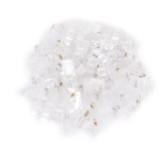 WTYK SIECIOWY PRZELOTOWY GETFORT RJ45 CAT.5e 8P8C (100szt)