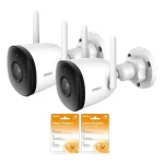 Zestaw 2 kamer IP Imou Bullet 2C 4MP IPC-F42P i 2 chmur Imou Protect