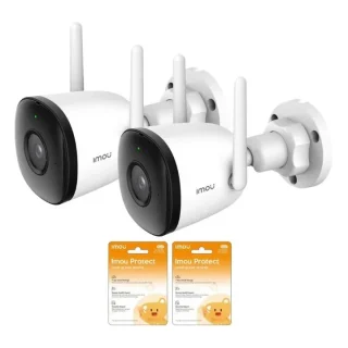 Zestaw 2 kamer IP Imou Bullet 2C 4MP IPC-F42P i 2 chmur Imou Protect