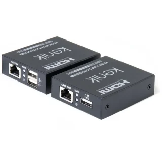 Extender HDMI Kenik KG-EX70HDMI-P/U/4K3 obraz + myszka po skrętce