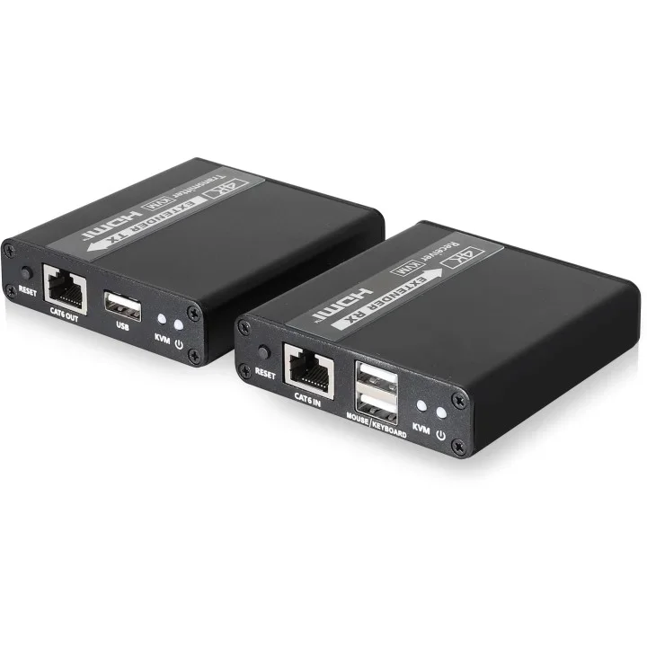 Extender HDMI Kenik KG-EX70HDMI-U/4K wideo audio + myszka po skrętce 1 Extender HDMI Kenik KG-EX70HDMI-U/4K wideo audio + myszka po skrętce