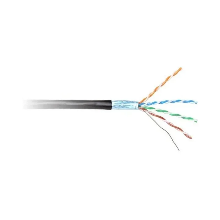 KABEL SKRĘTKA GETFORT CAT.6 F/UTP PVC wewn. czarny 305m 1 KABEL SKRĘTKA GETFORT CAT.6 F/UTP PVC wewn. czarny 305m