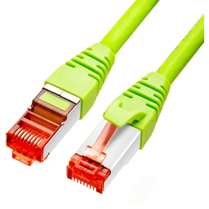 PATCHCORD SKRĘTKA GETFORT CAT.6A S/FTP LSOH 1m zielony 1 PATCHCORD SKRĘTKA GETFORT CAT.6A S/FTP LSOH 1m zielony