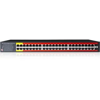SWITCH POE GETFORT 48GE+2SFP Gigabit 800W