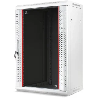 SZAFA RACK GETFORT 19 CALI 18U 600X450 WISZĄCA SZARA