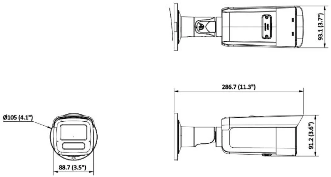 KAMERA IP HIKVISION DS-2CD2T43G2-2LI(4mm) 2 KAMERA IP HIKVISION DS-2CD2T43G2-2LI(4mm) - obrazek 2