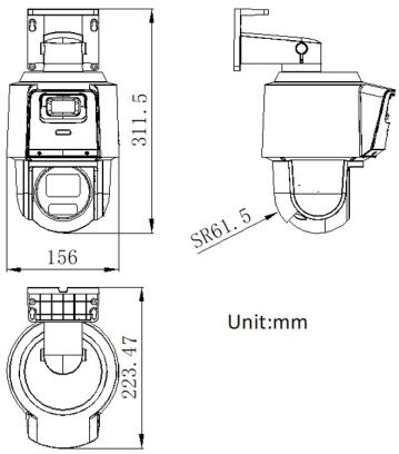 KAMERA IP HIKVISION DS-2SE3C410MWG-E/14 2.8mm 2 KAMERA IP HIKVISION DS-2SE3C410MWG-E/14 2.8mm - obrazek 2