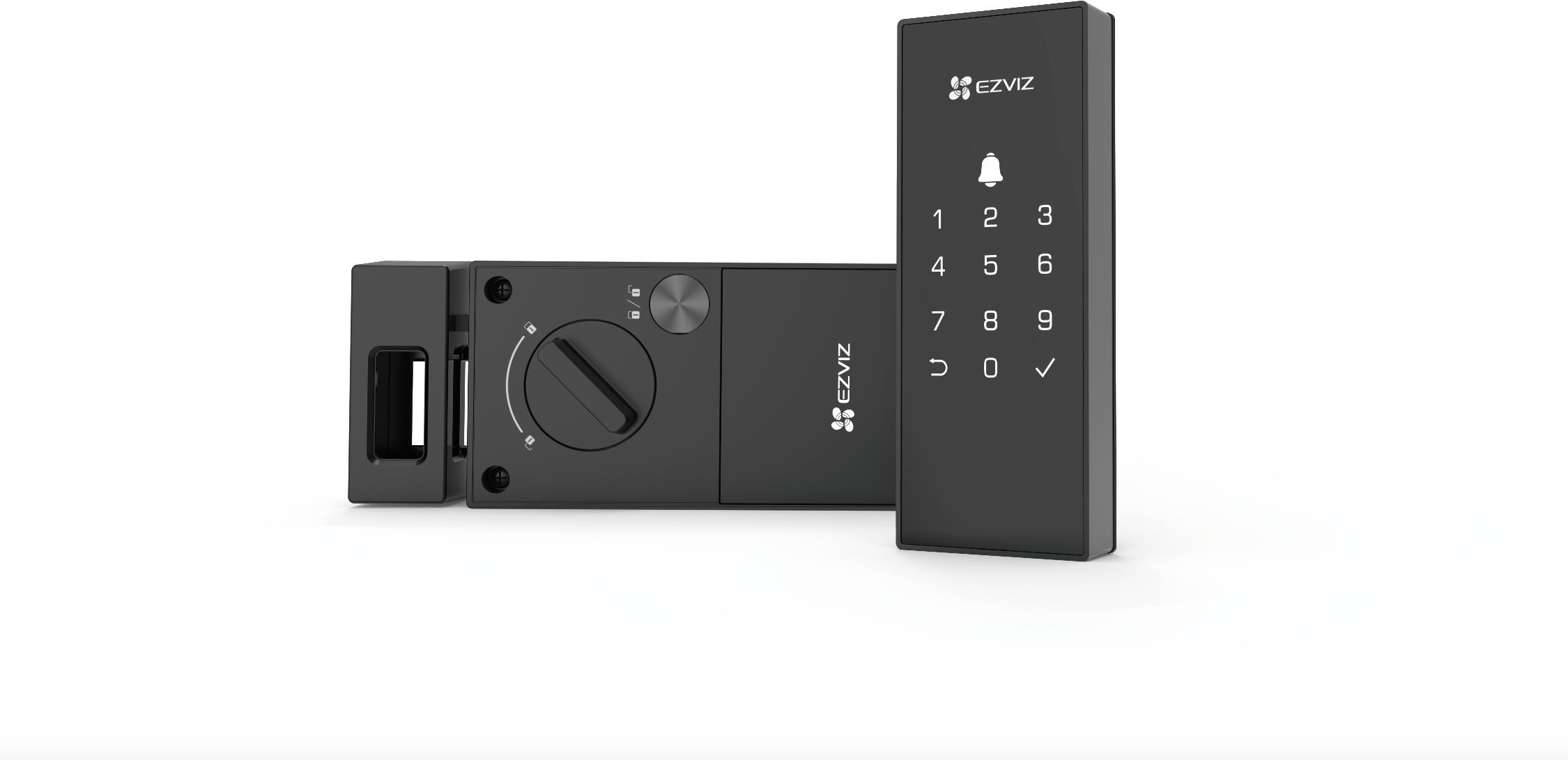 Inteligentny zamek cyfrowy Ezviz DL03 czarny 1 Inteligentny zamek cyfrowy Ezviz DL03 czarny