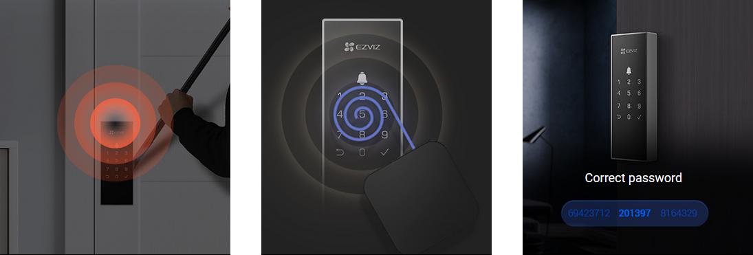 Inteligentny zamek cyfrowy Ezviz DL03 szary 11 Inteligentny zamek cyfrowy Ezviz DL03 szary - obrazek 11