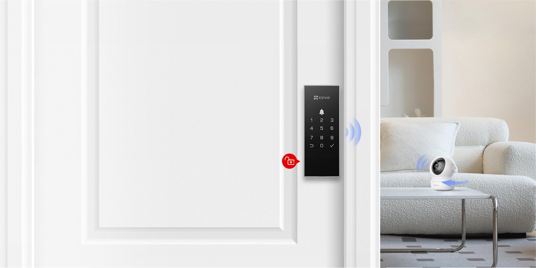 Inteligentny zamek cyfrowy Ezviz DL03 czarny 14 Inteligentny zamek cyfrowy Ezviz DL03 czarny - obrazek 14