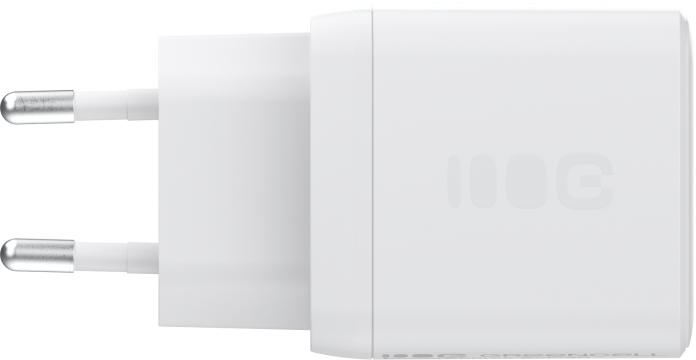 ŁADOWARKA SIECIOWA Greencell PowerSource Duo30 30W 1xUSB-C 1xUSB-A PD 3.0 QC 4.0+ biała - obrazek 3