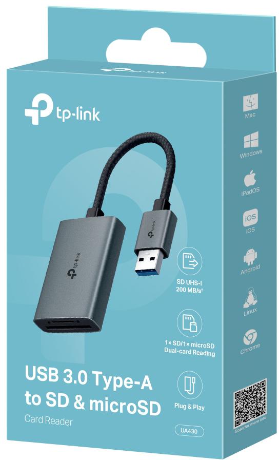 ADAPTER TP-Link UA430 SD/microSD na USB 3.0 - obrazek 3