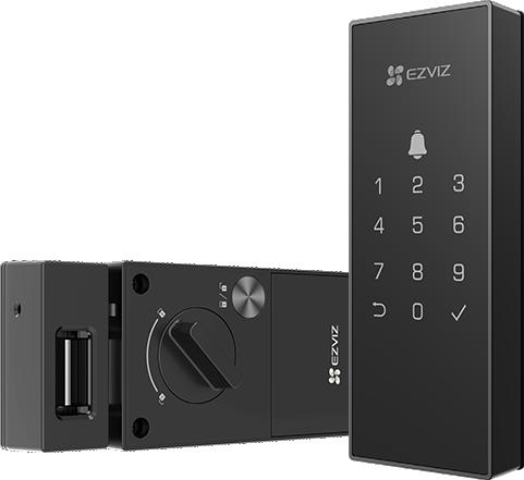 Inteligentny zamek cyfrowy Ezviz DL03 czarny 6 Inteligentny zamek cyfrowy Ezviz DL03 czarny - obrazek 6