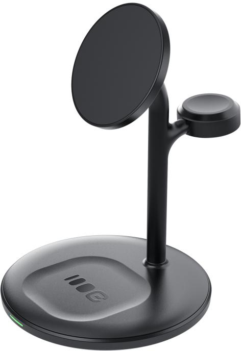 ŁADOWARKA INDUKCYJNA Greencell MagScape 3w1 15W MagSafe IPhone AirPods Apple Watch - obrazek 5