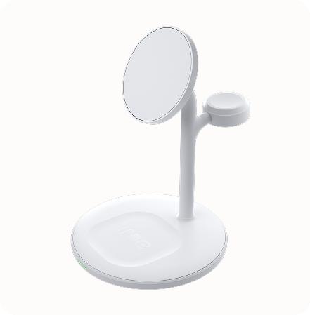 ŁADOWARKA INDUKCYJNA Greencell MagScape 3w1 15W MagSafe IPhone AirPods Apple Watch - obrazek 7