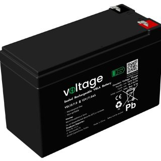 Akumulator AGM Voltage Long Life 12V 7Ah VEL12-7.0 (Żywotność 15 lat)