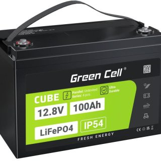 AKUMULATOR LITOWO-ŻELAZOWO-FOSFORANOWY LiFePO4 Green Cell Cube 12.8V 100Ah LFPGC12V100AH