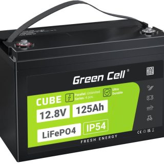 AKUMULATOR LITOWO-ŻELAZOWO-FOSFORANOWY LiFePO4 Green Cell Cube 12.8V 125Ah LFPGC12V125AH