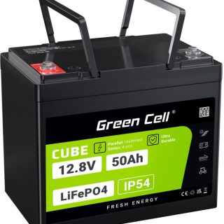 AKUMULATOR LITOWO-ŻELAZOWO-FOSFORANOWY LiFePO4 Green Cell Cube 12.8V 50Ah LFPGC12V50AH